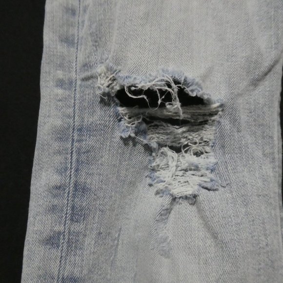 H&M & DENIM  27/30 distressed denim, skinny, low waist, 160/68A - Picture 7 of 16